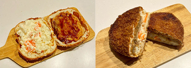 大きなメンチカツ アレンジ