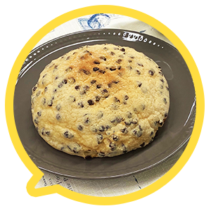 大きなチョコチップメロンパン