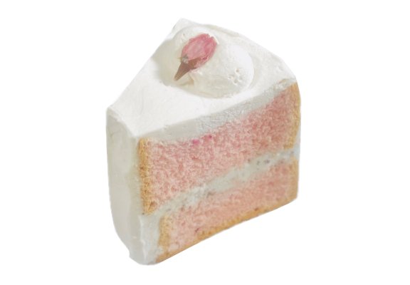 桜風味のシフォンケーキ